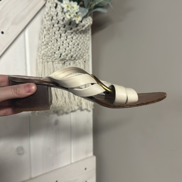 Chloe Rony Heeled Sandal in Color Cloudy Size 38 - Picture 9 of 12